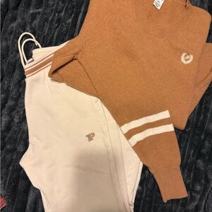 Fred Perry Women's Tan Sweater